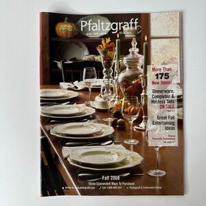 Pfaltzgraff Catalog Fall 2008 Dinnerware Kitchen Decor Reference Guide Magazine